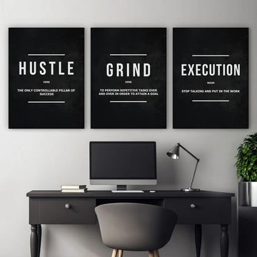 Motivational Wooden Canvas Frames