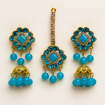 Artificial Jhumkay & Bindya Set