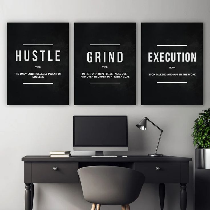 Motivational Wooden Canvas Frames
