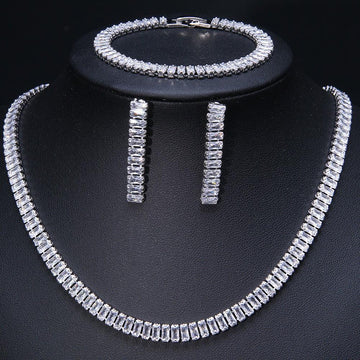 3 Pices Jewwlry Necklace Suit