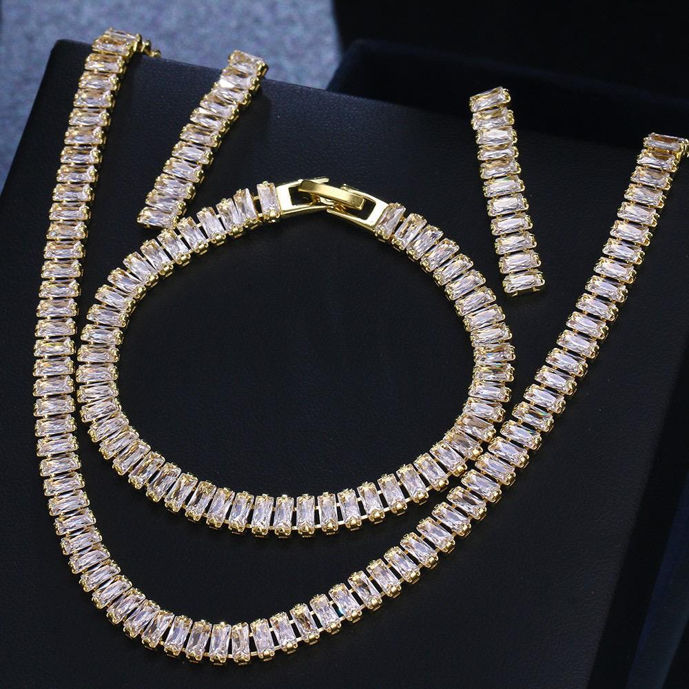 3 Pices Jewwlry Necklace Suit