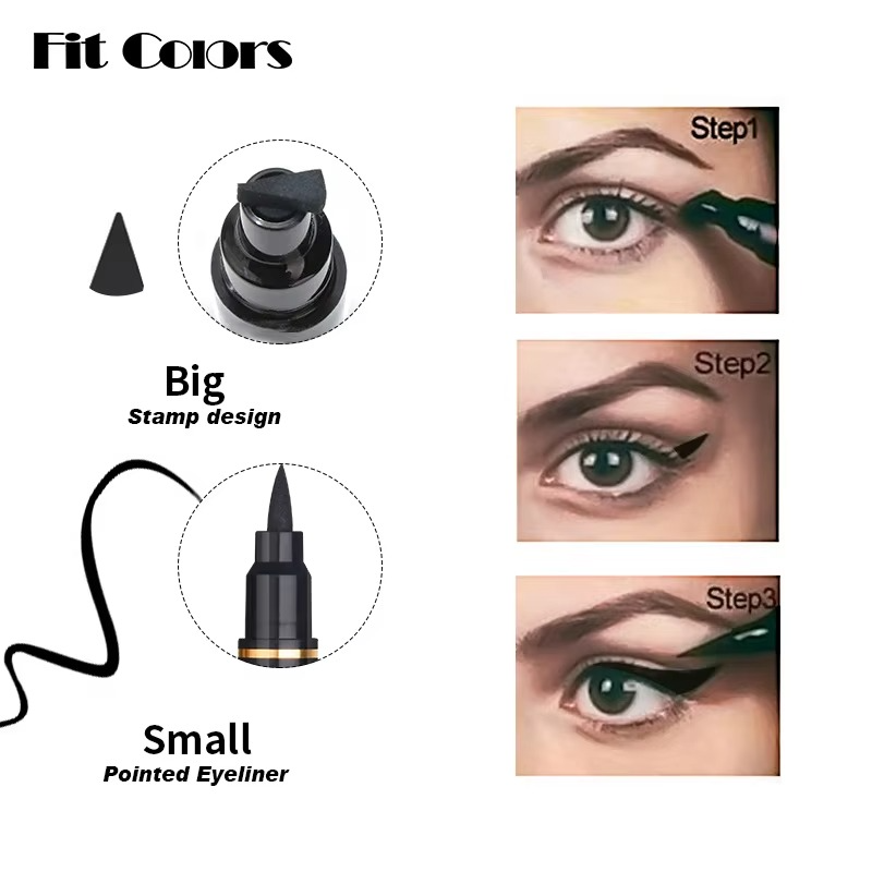 2 in 1 Winged Stamp Liquid Eyeliner Pencil.