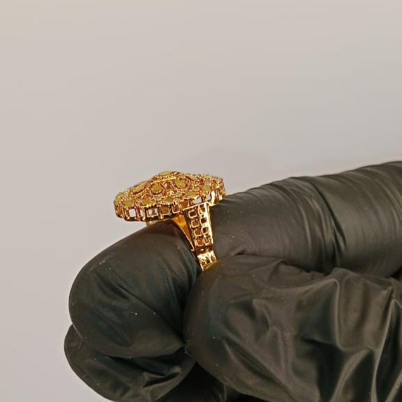 01 Pcs Gold Plated Ring